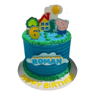 Peppa Pig - George and Dino Cake