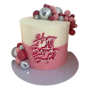 Disco Pink Cake