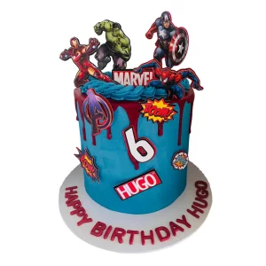 Superhero cake